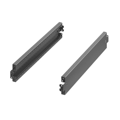 Rittal Black Steel Rack Panel, 20HP