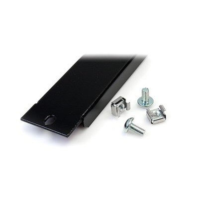 StarTech.com Black Steel Blanking Panel, 1U, 482 x 44mm