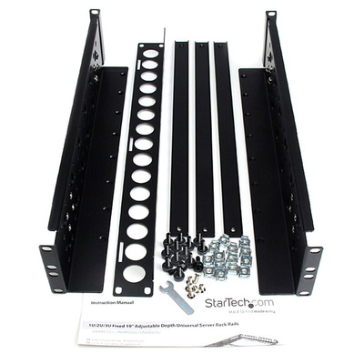 StarTech.com Rail, 420mm Depth, 2U, 45kg Max Load