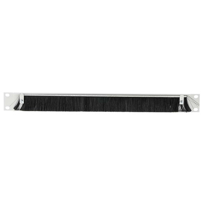 RS PRO Grey Steel Cable Panel, 1U