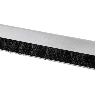 RS PRO Grey Steel Cable Panel, 1U