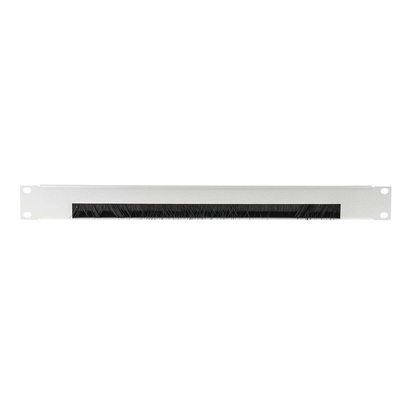 RS PRO Grey Steel Cable Panel, 1U