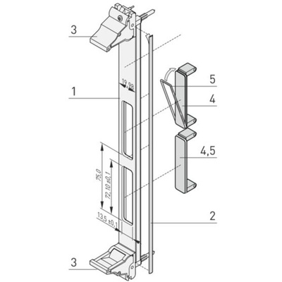 nVent SCHROFF Aluminium Rack Panel