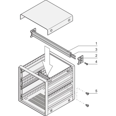 nVent SCHROFF Horizontal Rail