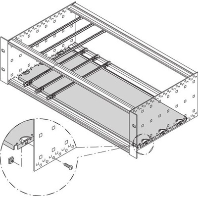 nVent SCHROFF Mounting Plate, 172.5 (D) x 217.99 (W)mm