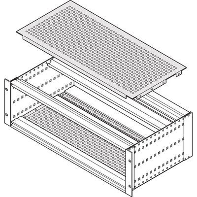 nVent SCHROFF Cover Plate, 3U, 475mm