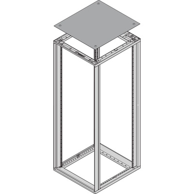 nVent SCHROFF Top Cover Plate, 12U, 553 x 1000mm