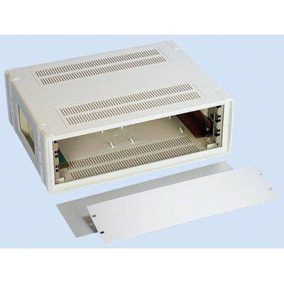 CAMDENBOSS Grey Steel Rear Panel, 6U, Ventilated
