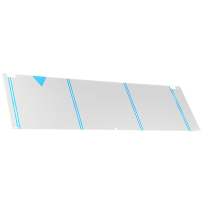 nVent SCHROFF Grey Aluminium Front Panel, 3U, 7HP, Shielded, 426.4 x 128.4mm