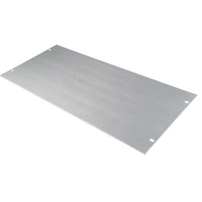 RS PRO Unpainted Aluminium Front Panel, 5U, 482.6 x 221.5mm