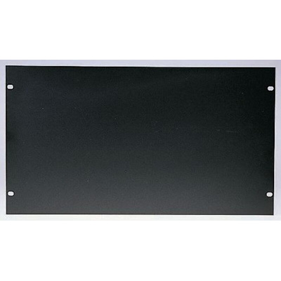 RS PRO Grey Aluminium Front Panel, 12U, 483 x 399.2mm