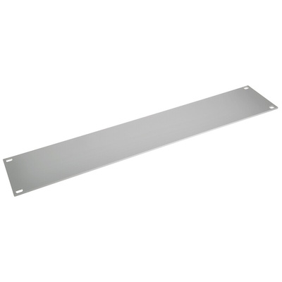 nVent SCHROFF RAL 7035 Light Grey Aluminium Front Panel, 2U, 483 x 88.1mm