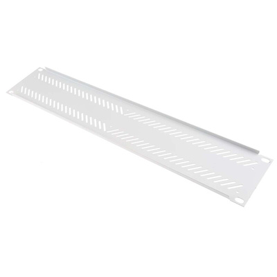 RS PRO Grey Steel Blanking Panel, 2U, 170 x 60 x 80mm