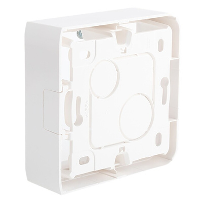 Legrand Mosaic White Plastic Back Box, NF, IP20, 1 Gangs