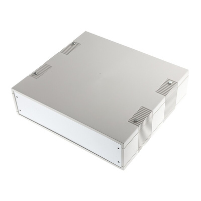 RS PRO Grey ABS Desktop Enclosure, 250 x 275 x 75mm