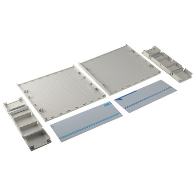 RS PRO Grey ABS Desktop Enclosure, 250 x 275 x 100mm