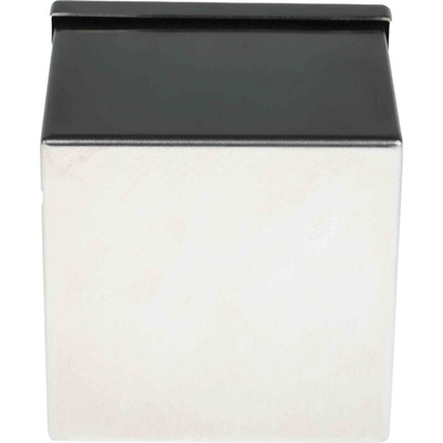 RS PRO 304 Stainless Steel Satin Adaptable Enclosure Box, 100mm x 100mm x 85mm