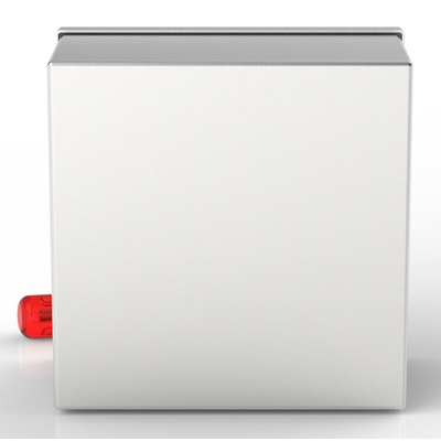 RS PRO 304 Stainless Steel Satin Adaptable Enclosure Box, 160mm x 160mm x 85mm
