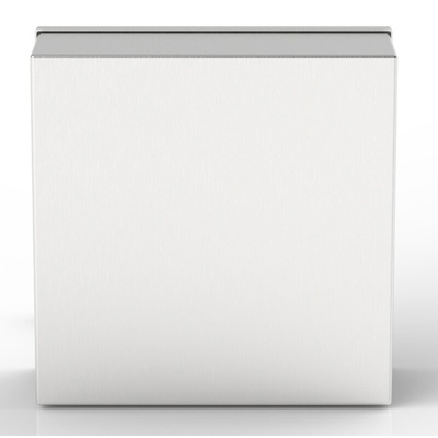 RS PRO 304 Stainless Steel Satin Adaptable Enclosure Box, 220mm x 220mm x 85mm