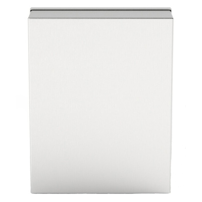 RS PRO 304 Stainless Steel Satin Adaptable Enclosure Box, 280mm x 220mm x 85mm