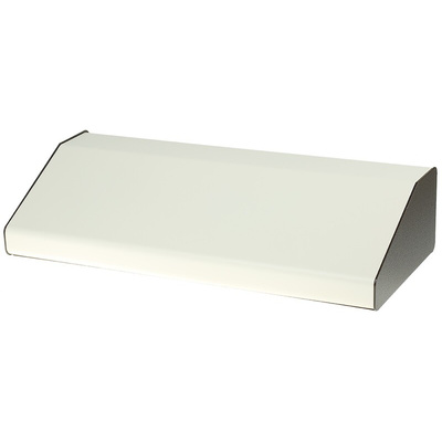 CAMDENBOSS 2000 Series Beige, Brown Aluminium Desktop Enclosure, Sloped Front, 210 x 483 x 106mm