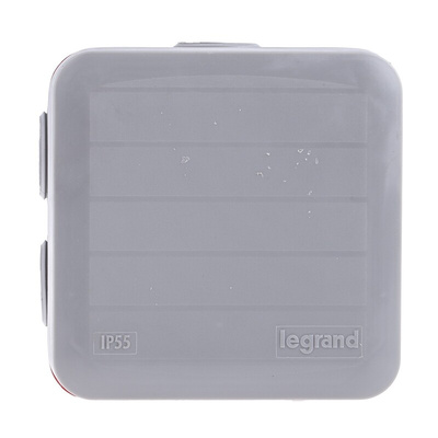 Legrand Polypropylene Adaptable Box, 94mm x 52mm x 94mm