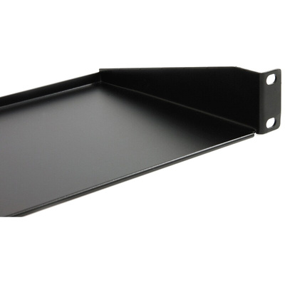 Startech Black Shelf, 1U, 15kg Load, 443mm x 178mm