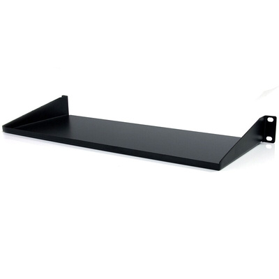 Startech Black Shelf, 1U, 15kg Load, 443mm x 178mm