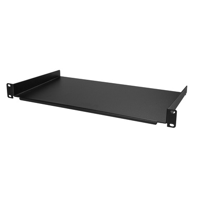 StarTech.com Black Shelf, 1U, 20kg Load, 440mm x 250mm