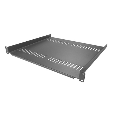 Startech Black Shelf, 1U, 20kg Load, 441mm x 401mm