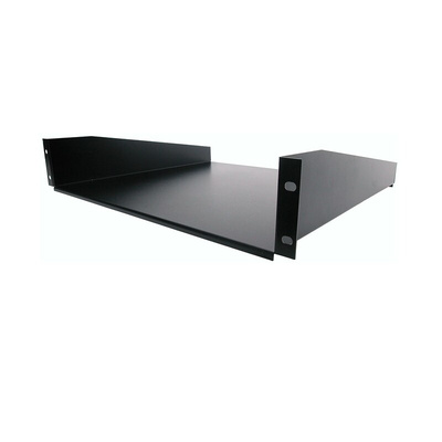 StarTech.com Black Shelf, 2U, 20kg Load, 443mm x 400mm