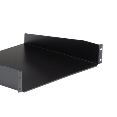 StarTech.com Black Shelf, 2U, 20kg Load, 443mm x 400mm