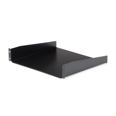 StarTech.com Black Shelf, 2U, 20kg Load, 443mm x 400mm