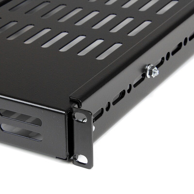 StarTech.com Black Shelf, 2U, 80kg Load, 44.5mm x 700mm