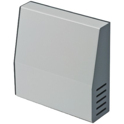 Hammond 500 Series Grey Aluminium, Steel Desktop Enclosure, Sloped Front, 180 x 180 x 58mm