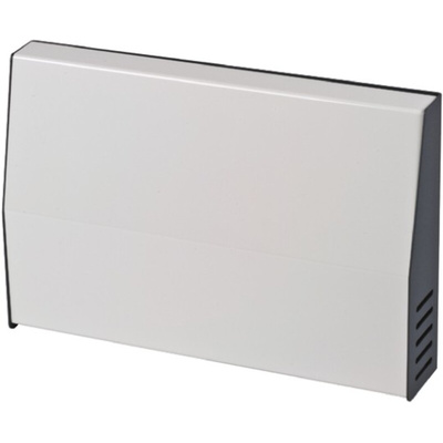 Hammond 515 Series Grey Aluminium, Steel Desktop Enclosure, Sloped Front, 200 x 300 x 58mm