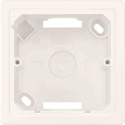 Siemens DELTA White Gloss Thermoplastic Back Box, IP20, 84 x 42.5 x 42.5mm