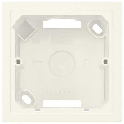 Siemens DELTA White Gloss Thermoplastic Back Box, IP20, 84 x 42.5 x 42.5mm