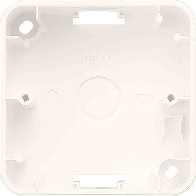 Siemens 5TG1 White Plastic Electrical Enclosure, IP20, 1 Gangs, 1x80x80x42.5mm