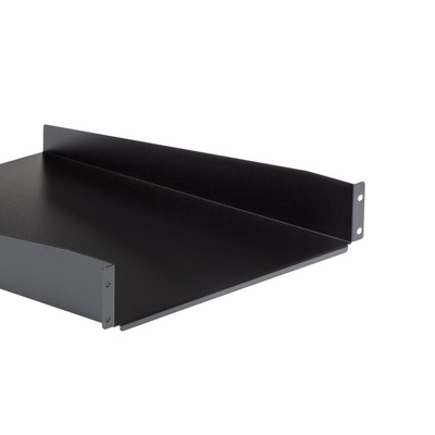 StarTech.com Black Shelf, 2U, 23kg Load, 465mm x 558mm
