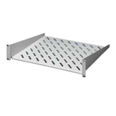 Rittal Black Shelf, 2U, 25kg Load, 482.6mm x 250mm
