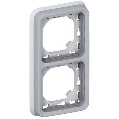 Legrand Grey Thermoplastic Back Boxes, IP55, 2 Gangs