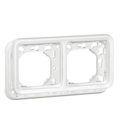 Legrand White Thermoplastic Back Boxes, IP55, 2 Gangs