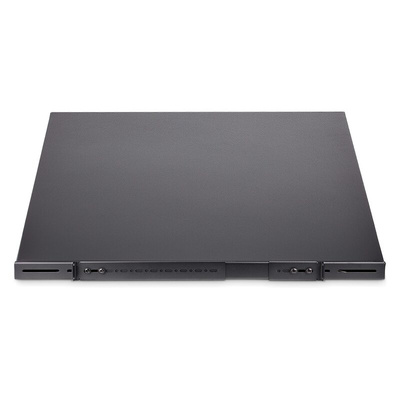 StarTech.com Black Adjustable Shelf, 1U, 150kg Load, 483mm x 700mm