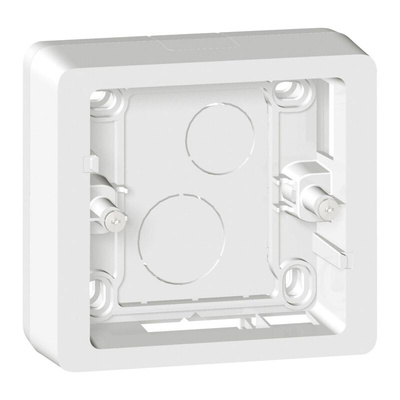 Legrand White Plastic Back Box, 1 Gangs, 90 x 85 x 40mm