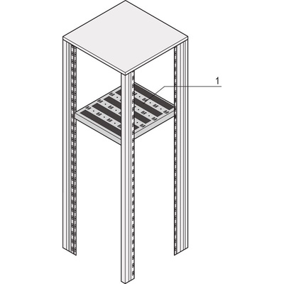 nVent SCHROFF Eurorack Series Shelf
