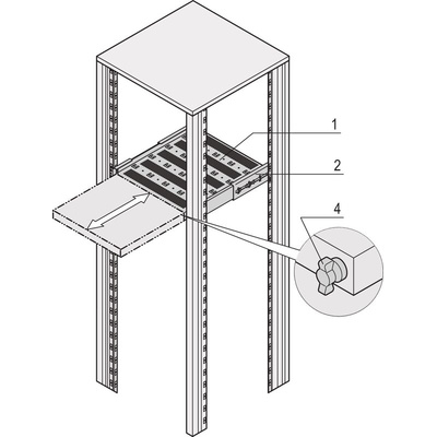 nVent SCHROFF Novastar Series Shelf