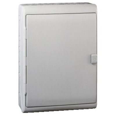 Schneider Electric Mureva Light Grey Smooth Polymer Electrical Enclosure, IEC, IP65, Surface Mount Mount, 1 Gangs, 460