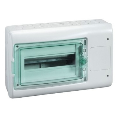 Schneider Electric Mureva Light Grey Smooth Polymer Electrical Enclosure, IEC, IP65, Surface Mount Mount, 1 Gangs, 280