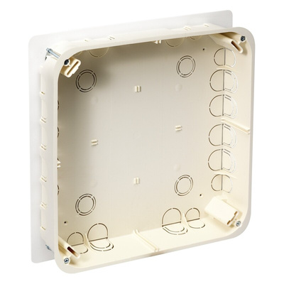 Multifix Plus Blue PS Junction Box, IP20, Flush Mount Mount, 1 Gangs, 246 x 246 x 50mm
